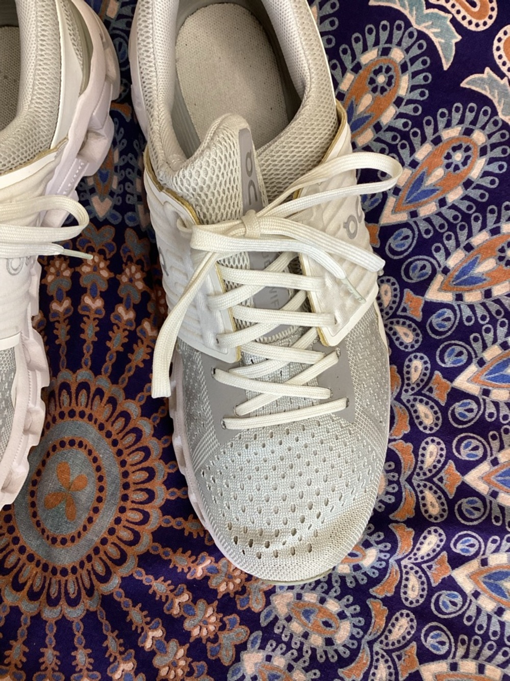 On Running Swiss EnginerrClodswift Off-White/Gray Running Sneakers 9W - Picture 7 of 16